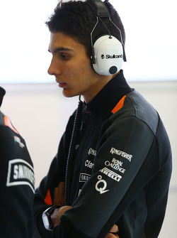 Esteban Ocon, pilote d'essais Sahara Force India F1 Team