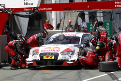 Pitstop, Mattias Ekström, Audi Sport Team Abt Sportsline, Audi A5 DTM