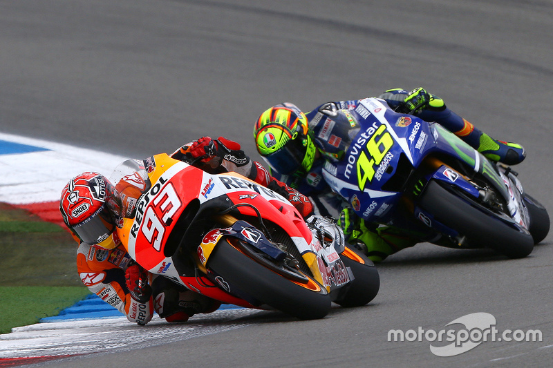 Marc Marquez, Repsol Honda Team en Valentino Rossi, Yamaha Factory Racing