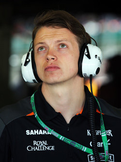 Nick Yelloly, pilote d'essais Sahara Force India F1
