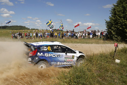 Ott Tanak y Molder Raigo, M-Sport Ford Fiesta WRC