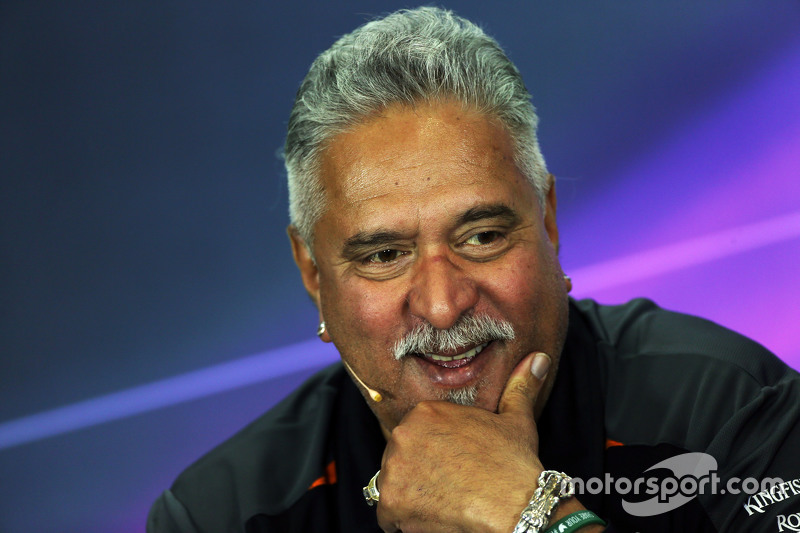 Dr. Vijay Mallya, Sahara Force India F1, Teambesitzer, in der FIA-Pressekonferenz