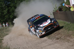 Robert Kubica y Maciek Szczepaniak, Ford Fiesta WRC