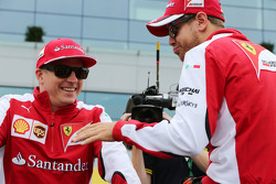 Кими Райкконен, Ferrari и Себастьян Феттель, Ferrari на параде пилотов