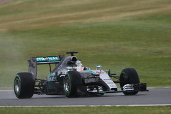 Льюис Хэмилтон, Mercedes AMG F1 W06 протирает визор