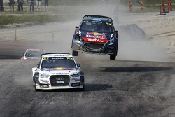 Mattias Ekström, EKSRX Audi S1 quattro et Timmy Hansen, Team Peugeot Hansen