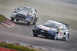 Johan Kristoffersson, Volkswagen Team Sweden Polo R WRX et Petter Solberg, SDRX Citroën DS3