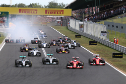 El inicio de la carrera