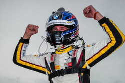 Race winner Nicky Catsburg celebrates