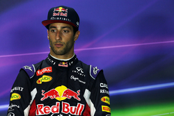 Daniel Ricciardo, Red Bull Racing in de FIA persconferentie