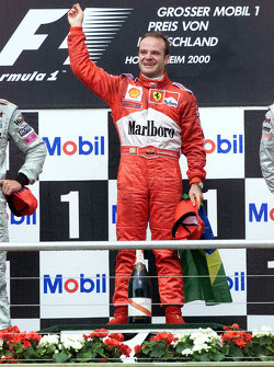 Winner Rubens Barrichello, Ferrari