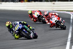 Valentino Rossi, Yamaha Factory Racing y Andrea Dovizioso, Ducati Team