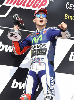 Le vainqueur Jorge Lorenzo, Yamaha Factory Racing