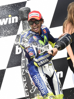 Third place: Valentino Rossi, Yamaha Factory Racing