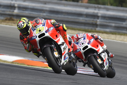 Andrea Iannone and Andrea Dovizioso, Ducati Team