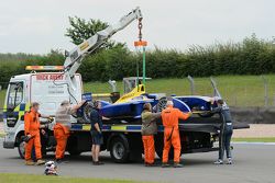 Sébastien Buemi, Renault e.Dams stops on track