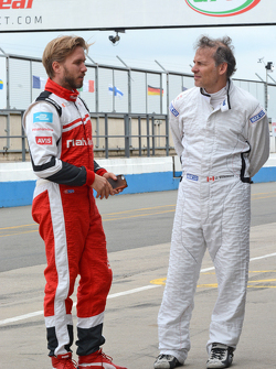 Nick Heidfeld, Mahindra Racing and Jacques Villeneuve, Venturi