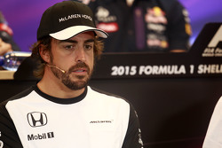 Fernando Alonso, McLaren alla Conferenza Stampa FIA