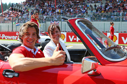Roberto Merhi, Manor F1 Team en el desfile de los pilotos