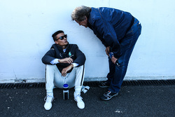 Pascal Wehrlein, HWA AG Mercedes-AMG C63 DTM avec Norbert Haug