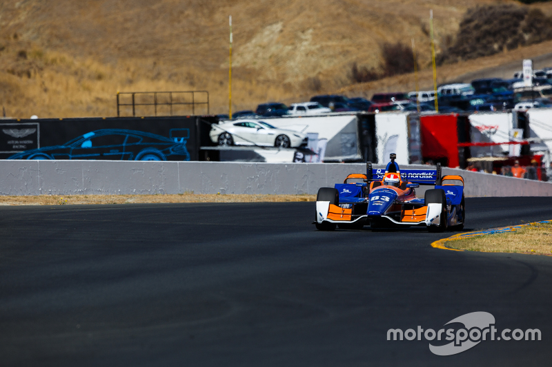 Charlie Kimball, Chip Ganassi Racing Chevrolet at Sonoma IndyCar Fotos