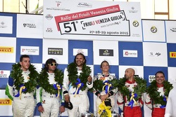 I vincitori Paolo Andreucci, Anna Andreussi, Peugeot 208 T16 R5 #1