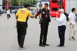 Federico Gastaldi, Lotus F1 Team Equipo director Adjunto Principal, Herbie Blash, FIA Delegado y un 