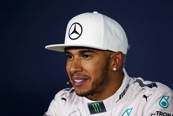 Lewis Hamilton, Mercedes AMG F1 in the FIA Press Conference