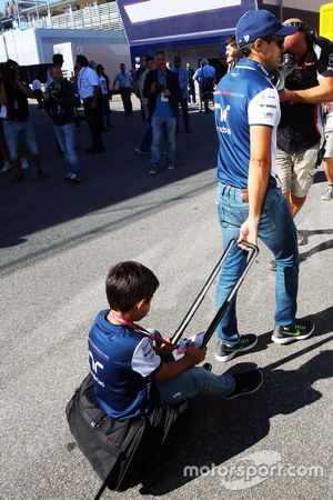 Felipe Massa, Williams avec son fils Felipinho Massa