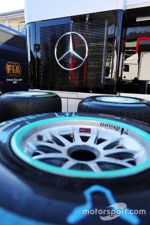 Pirelli tyres for Mercedes AMG F1