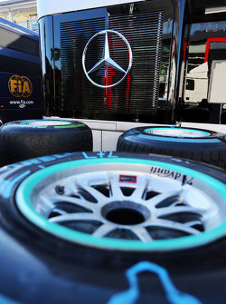 Pirelli tyres for Mercedes AMG F1