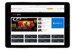 Capture d'écran du contenu Motorsport.com sur le site Prodigy/MSN