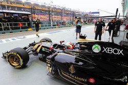 Romain Grosjean, Lotus F1 E23 deja los pits