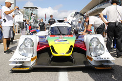 Schema cromatico in onore di Justin Wilson sulla vettura #60 Michael Shank Racing con Curb/Agajanian
