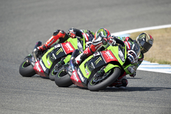 Jonathan Rea, Kawasaki et Tom Sykes, Kawasaki