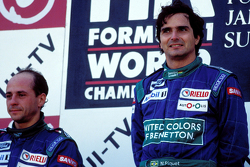 Pódio: Vencedor Nelson Piquet, Benetton, segundo lugar Roberto Moreno, Benetton