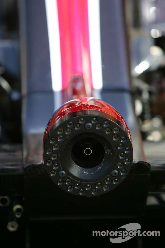 Détail de la voiture d'Alex Tagliani