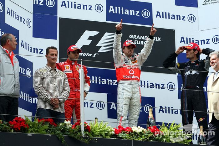 Fernando Alonso y Felipe Massa en Europa 2007