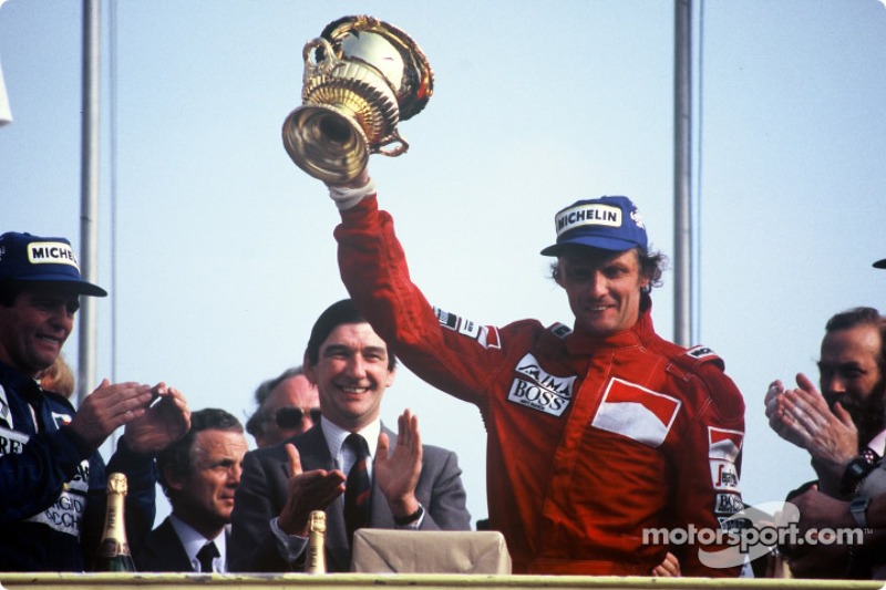 Podium : le vainqueur Niki Lauda