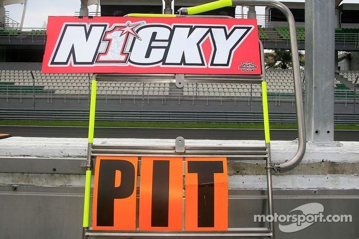 Nicky Hayden pitboard