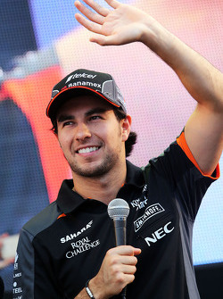 Серхио Перес, Sahara Force India F1 на сцене