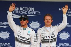 Polesitter: Nico Rosberg, Mercedes AMG F1 Team, second place Lewis Hamilton, Mercedes AMG F1 Team
