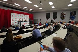Gunther Steiner, Team Principal Haas F1 Team, Romain Grosjean, Haas F1 Team et Gene Haas, Haas F1 Team
