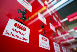 Alle Ferrari-Weltmeister in einer Liste, mit Michael Schumacher