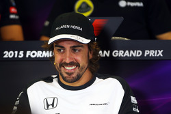 Fernando Alonso, McLaren in de FIA persconferentie