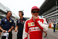 Kimi Raikkonen, Ferrari sur la grille