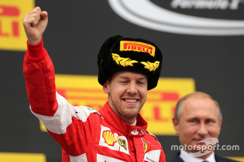 Sebastian Vettel, Scuderia Ferrari e Vladimir Putin