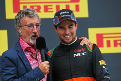 Eddie Jordan, BBC Television com Sergio Perez, Sahara Force India F1
