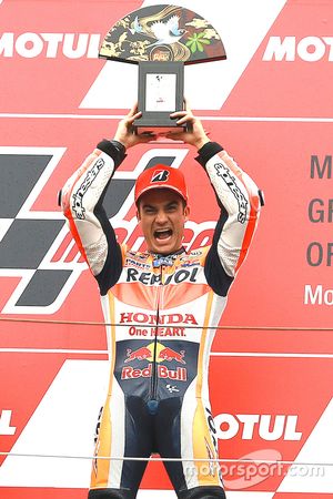 Race winner Dani Pedrosa, Repsol Honda Team