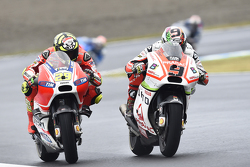 Andrea Iannone, Ducati Team and Danilo Petrucci, Pramac Racing